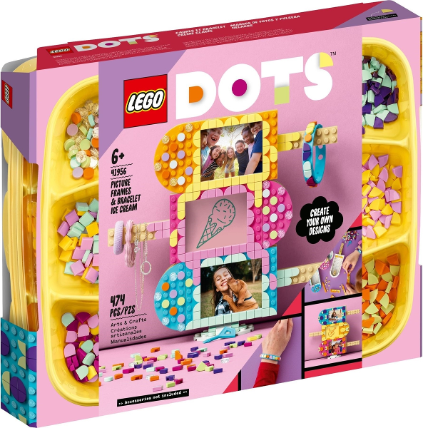 LEGO 41956 DOTS系列 豆豆相框手環組-冰淇淋