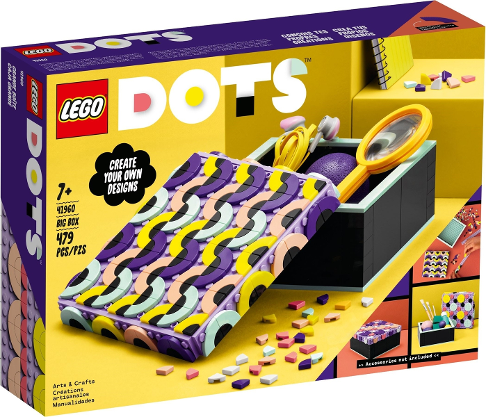  LEGO 41960 DOTS系列 大型豆豆收納盒